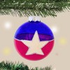 Craftoutlet.Com 3.5 Inch Star Ball Ornament Translucent Christmas Tree Ornaments - image 2 of 3