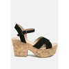 London Rag Women's Ulla High Heeled Block Sandal - 2 of 4