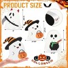 Racxily Halloween Decorations Indoor, Wooden Tiered Tray Decor Table Sign Set of 3, Black Cat Bat Witch Broom Signs Pumpkin Blocks for Party Home - 3 of 4