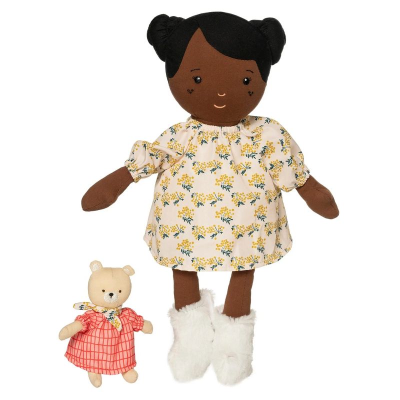 Manhattan Toy Playdate Friends Harper Machine Washable and Dryer Safe 14 Inch Doll with Companion Stuffed Animal, 1 of 13