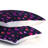 Deny Designs Angela Minca Valentines Day Hearts Purple Duvet and Sham Set - 4 of 4