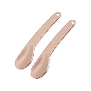 Unique Bargains Hangable Wide Handle Mini Makeup Cosmetic Spoon 2 Pcs - 1 of 4