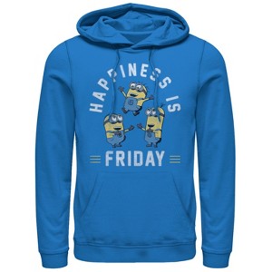 Men's Despicable Me Minion Happiness is Friday Pull Over Hoodie - 1 of 3