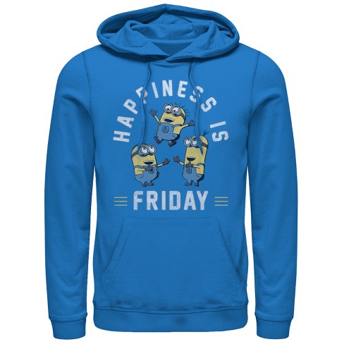 Men's Despicable Me Minion Happiness is Friday Pull Over Hoodie - image 1 of 3