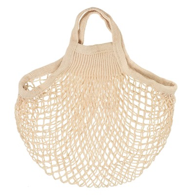 Unique Bargains Cotton Mesh Bag Net String Grocery Bag 15 x 12.2 Inch