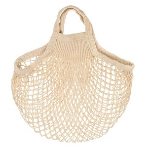 Unique Bargains Cotton Mesh Bag Net String Grocery Bag 15 x 12.2 Inch - 1 of 4