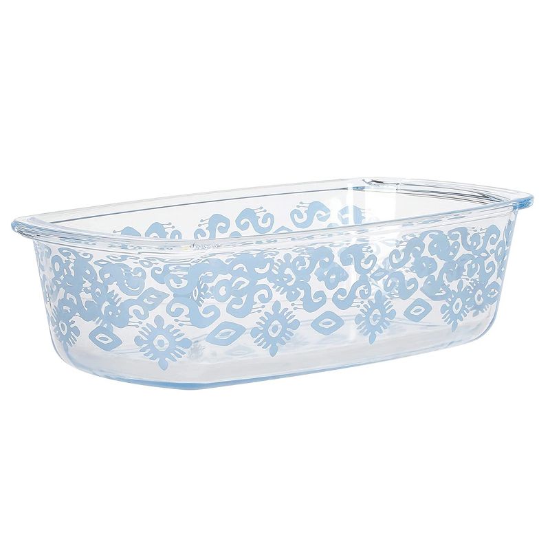 Spice By Tia Mowry 1.6 Quart Spicy Cloves Glass Loaf Pan, 1 of 6