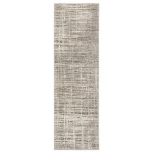 Nirvan Abstract Etchings Indoor Area Rug Beige/Ivory - Captiv8e Designs - 1 of 4