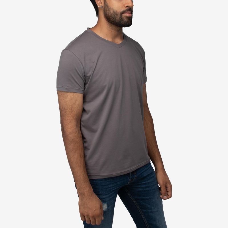 X RAY Men's Basic V-Neck Short Sleeve T-Shirt, 3 of 5
