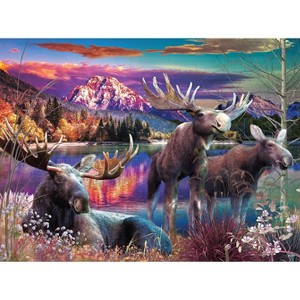 Sunsout Sunset Pond 1000 pc   Jigsaw Puzzle 42302 - 1 of 4