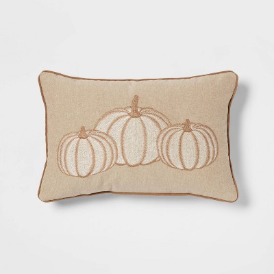 Pumpkin Lumbar Throw Pillow - Threshold™