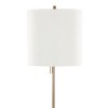 Cone 64" Contemporary Metal Floor Lamp in Gold Metal with White Linen Shade from Grandview Gallery by LumiSource - 3 of 4