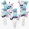 Big Dot of Happiness 1st Birthday Railroad Party Crossing - Steam Train First Birthday Party Centerpiece Sticks - Table Toppers - Set of 15 - 2 of 4