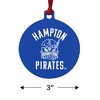 Hampton University Pirates Aluminum Holiday Christmas Tree Ornament - 3 of 4