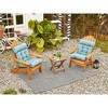 ARTPLAN Patio Chair Cushion,Tufted Adirondack Outdoor Chair Cushion,Wicker High Back Outdoor Seat Cushion,Set of 4,21"X21"X4" (4 Pack) - 3 of 4