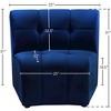 Meridian Furniture,Limitless Velvet Modular Chair - 4 of 4