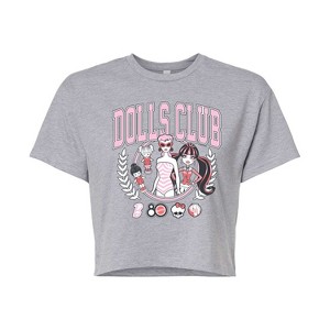 Women's - Mattel - Dolls Club Cropped Graphic T-Shirt - 1 of 4