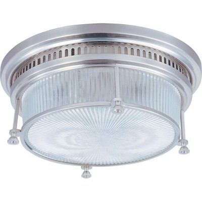Maxim Lighting Hi-Bay 2 - Light Flush Mount in  Satin Nickel