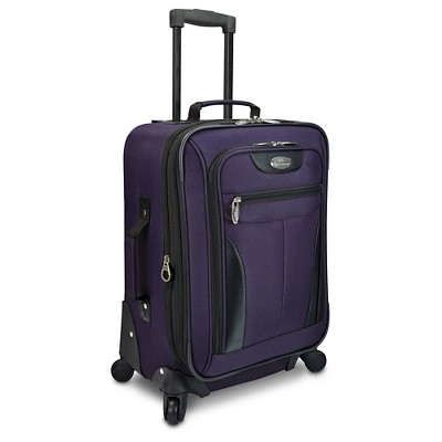 target purple luggage