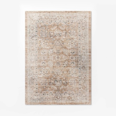 7\'x10\' Warm Bright Area Rug Beige - Threshold™ Designed With ...