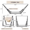 Ainfox Portable Hammock Chair and Hammock bed with Stand for patio outdoor - 3 of 4