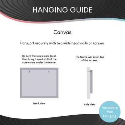 Baby Sea Turtles Beige Canvas Wall Art, 16 x 20