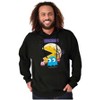 PACMAN Halloween Full Moon Night Hoodie Sweatshirt Women Men Brisco Brands - 4 of 4