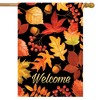 Briarwood Lane Fall House Flag 40x28 For Outdoor Fall Leaves & Acorns Welcome For Fall House Flag - 2 of 4