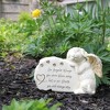 Pavilion Gift Company - Dog Angel - 7.5" x 5" Pet Memorial Stone - Stepping Stones and Pathways - 2 of 4
