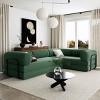 L-Shaped Modular Sofa, Sofa Bed for Living Rooms and Apartments, Upholstered Couch with Foam Filling and Corduroy Cushions-Coolbibila - 3 of 4