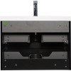 30" Wall-Mounted Bathroom Vanity with Resin Sink – Floating Bathroom Cabinet with Soft-Close Hinges,Floating Vanity Cabinet - 3 of 4