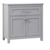 Elegant Lighting 30 Inch Wide Bathroom Storage Freestanding Cabinet In Grey - 2 of 4