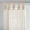 MAYEERTY Polyester Twisted tab Voile Sheer DIY top finish window curtain pair for Living Room - 3 of 4