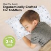 KeaBabies Buddy Toddler Pillow with Pillowcase, 10x18 Buddy Pillow for Toddler, Soft Kids Pillow for Sleeping, Travel, Age 2-5 - 2 of 4