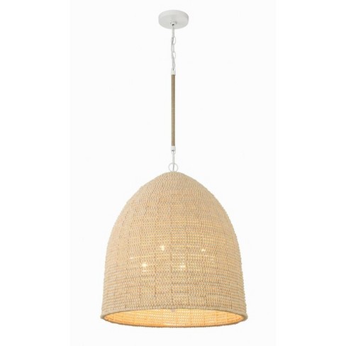 Crystorama Lighting Jasper 6 - Light Chandelier in  Matte White - image 1 of 4