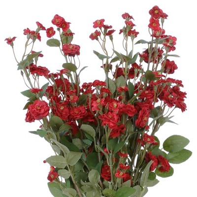 REGALWOVEN Home Table Decoration Artificial Faux Silk Real Touch Flower 29.1" 6 Pcs
