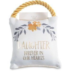 Pavilion Gift Company - Daughter - 4.5" Memorial Pocket Pillow - Throw Pillows - 1 of 4