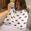 Sweet Jojo Designs Boy 5-in-1 Multi Use Baby Nursing Cover Watercolor Sports Theme Brown and White - 2 of 4