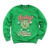 Simply Sage Market Women's Graphic Sweatshirt Lucky  Mama Clover Script - 3 of 4