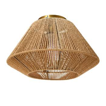 Storied Home Coastal Ceiling Lamp with Shade 