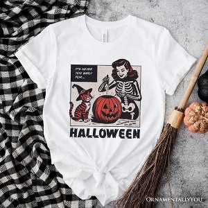 It’s Never Too Early for Halloween T-Shirt, Funny Retro Tee for Sassy Women| OrnamentallyYou - 1 of 4