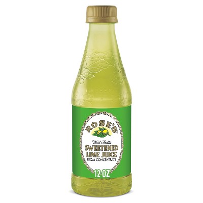 Rose's Sweetened Lime Juice - 12 fl oz Bottle