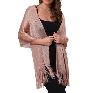 INSPIRE CHIC Women's 100% Polyester Fashion Pashmina Shawls 190 x 45 cm 1 Pc - 1 of 4