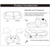 Foldable Lazy Sofa, Triple Fold Small Tatami Sofa Bed, Pull-Out Lounge Chair Sofa,  Space Saving Tatami Sofa for Living Room, Bedroom, Backyard - 3 of 4