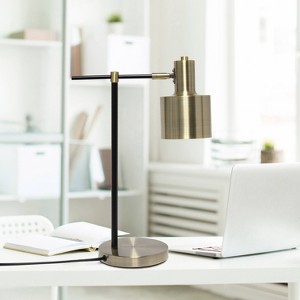 Mid Century Metal Table Lamp - Lalia Home - 1 of 4