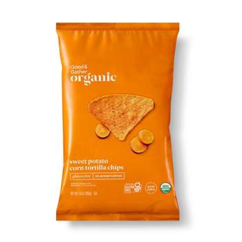 Organic Sweet Potato Corn Tortilla Chips - 10oz - Good & Gather™