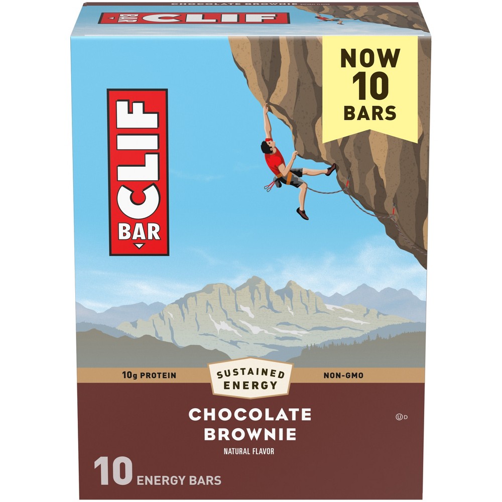 CLIF Bar Chocolate Brownie Energy Bars - 24oz/12pk