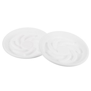 Unique Bargains Indoor Gardening Wear-resistant Plant Saucer 2 Pcs - 1 of 4