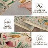 coucheta Multi-size Washable Animal Area Rug for Living Room, Soft Low Pile Large Carpet with Non Slip Vintage Design, for Bedroom, Dining Room - 4 of 4