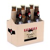 Big Dot of Happiness Beware of Pirates - Pirate Birthday Party Decorations for Women and Men - 6 Beer Bottle Label Stickers and 1 Carrier - 2 of 4